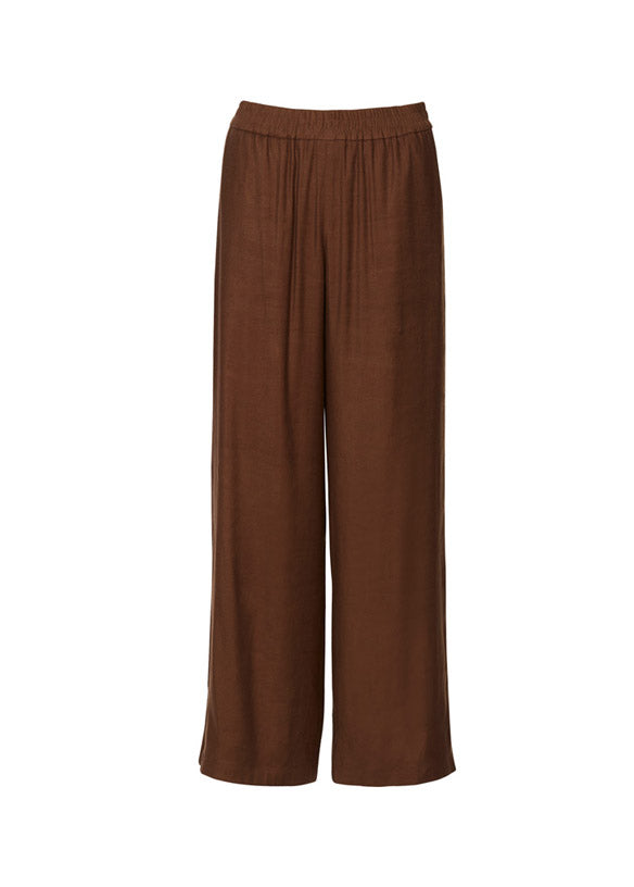 Chocolate - Stretch Linen Pants
