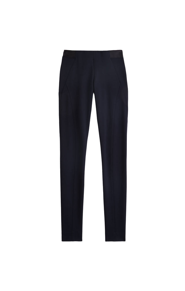Riley - Navy - Stretch Ponte Leggings - Product Image