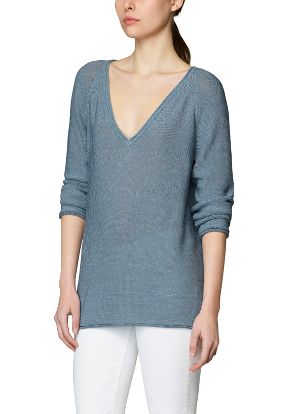 Seaside - Reversible Linen Sweater