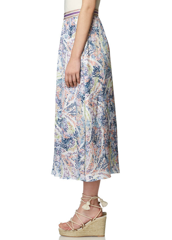 Bloomfield - Print Satin Skirt