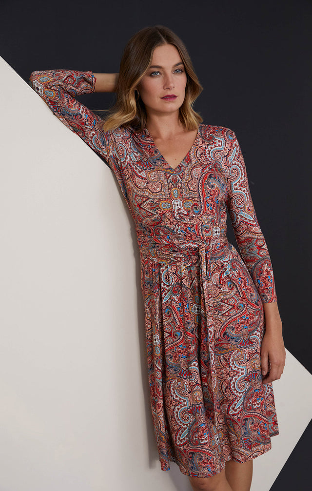 Persian - Paisley French Jersey Dress- Look